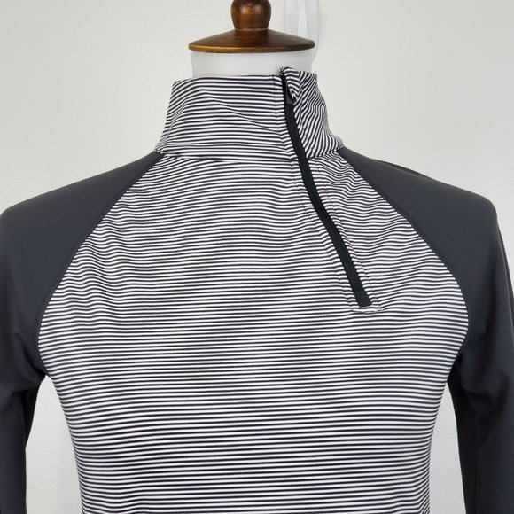 Kyodan Athletic Active Wear Thumbhole Striped & Solid Long Sleeve Top Size S - Picture 5 of 16
